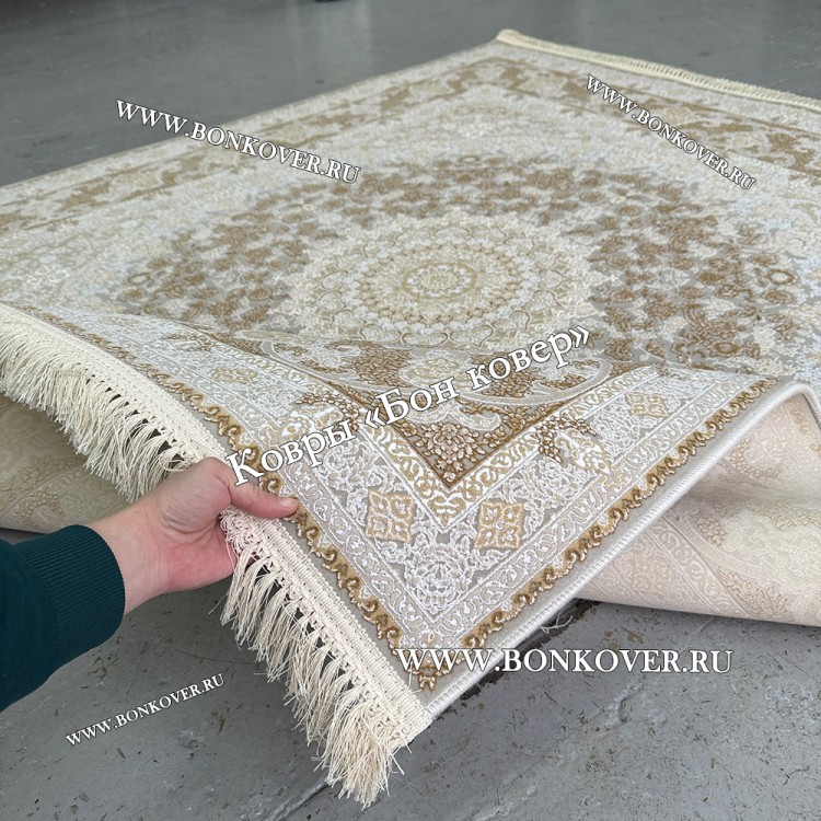 Иранский Ковер для Гостиной Дизайн 30431 Квадратный