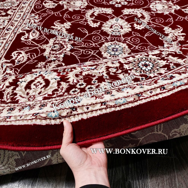 Турецкий Ковер Для гостиной дизайн 80 красный Овал