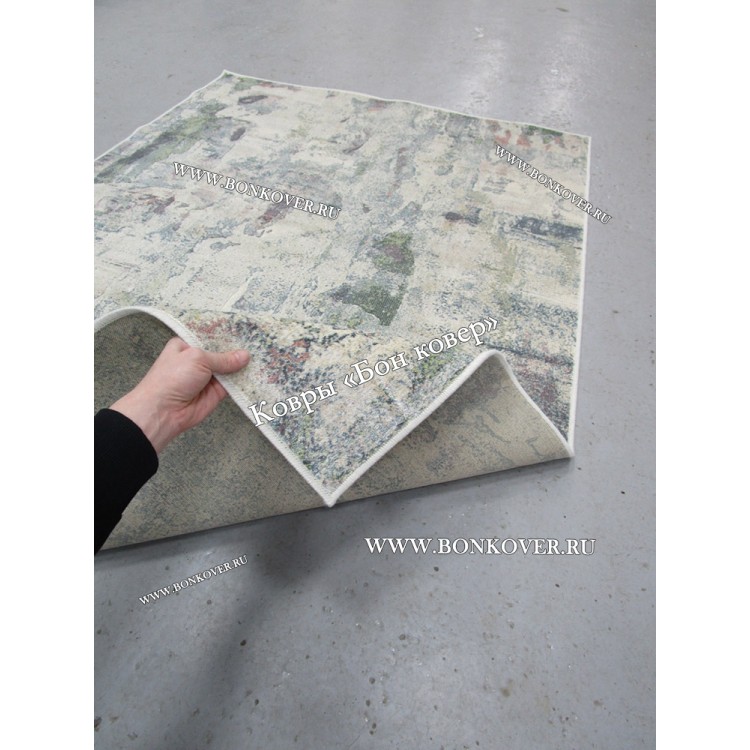 Бельгийский ковер из артшелка дизайн 107 Разноцветный